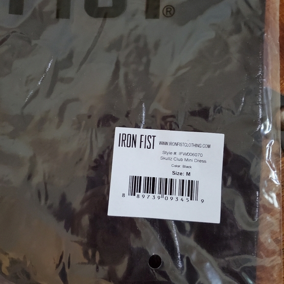 ☠ Iron Fist Skullz Club Mini Dress ☠ - Picture 7 of 16